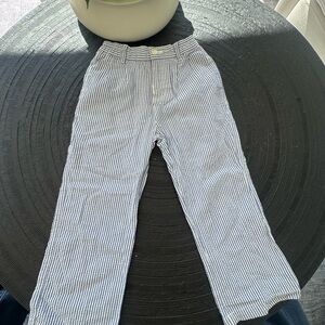 E-Land Kids Striped Pants - Blue and White